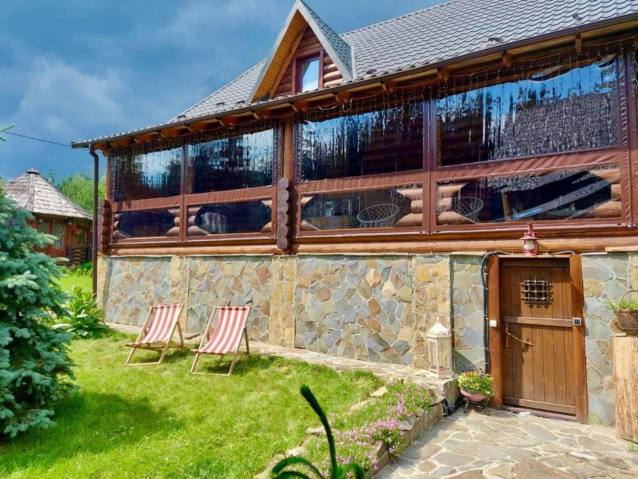 Cottage Lavanda Окремий Котедж З Каміном Буковель Экстерьер фото